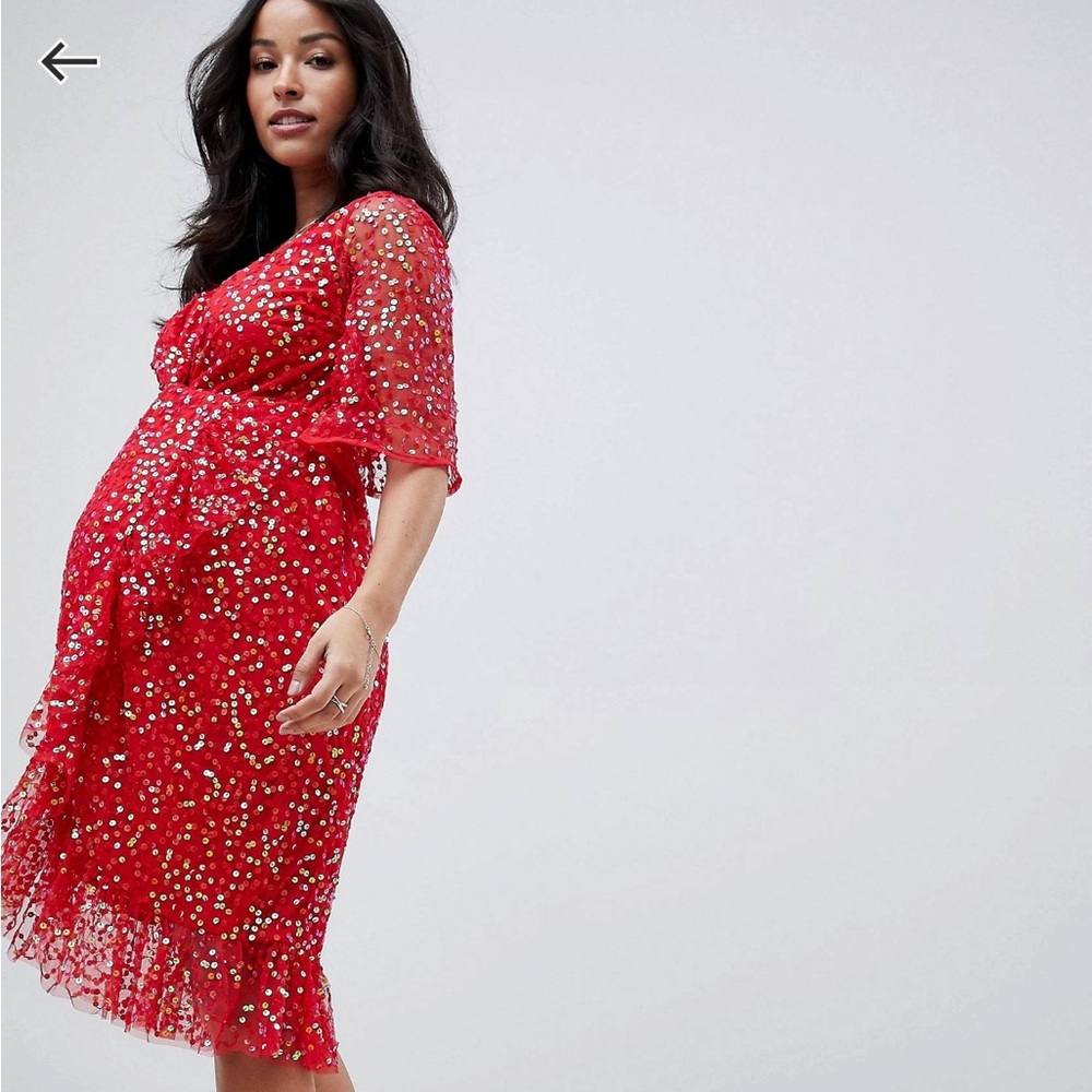 ASOS Maternity Sequin Dress